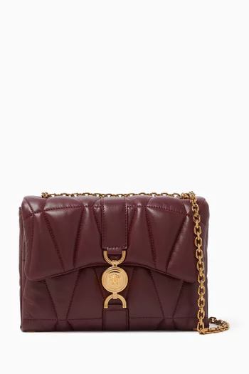 Kleio Quilted Shoulder Bag in Nappa Leather