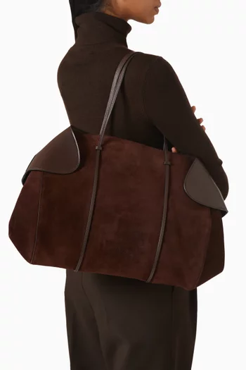 Berenices Tote Bag in Leather & Suede