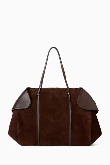Berenices Tote Bag in Leather & Suede