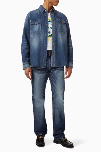 Stone Wash Shirt in Denim