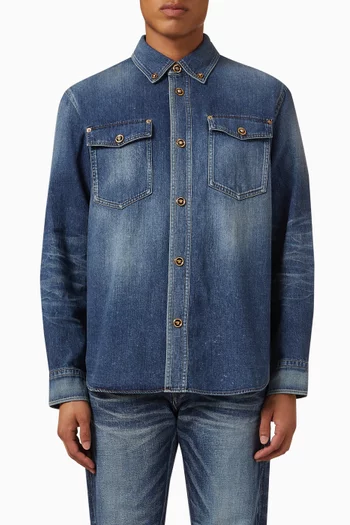 Stone Wash Shirt in Denim