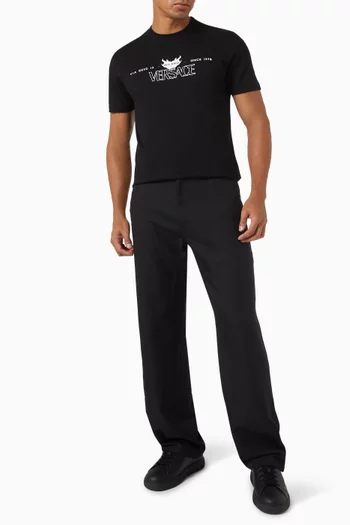 Logo T-shirt in Cotton Jersey