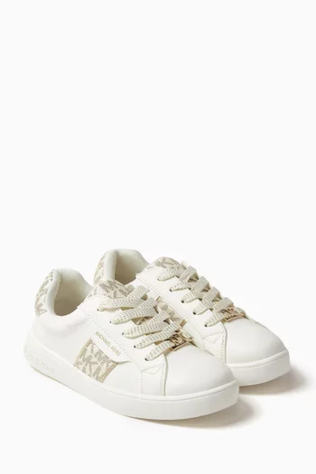 Jem Maxine Logo Sneakers in Faux Leather