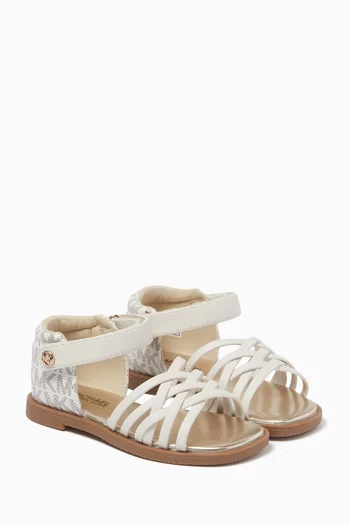 Jensyn Sandals in Faux Leather