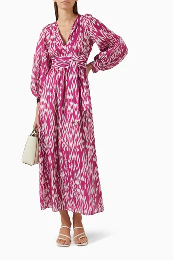 Tornado Maxi Dress in Cotton-voile