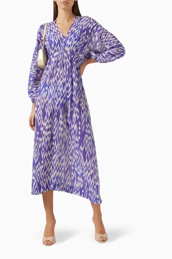 Sky Maxi Dress in Silk