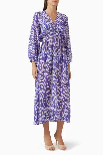 Sky Maxi Dress in Silk