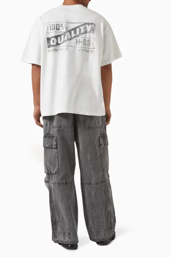 Vintage Oil T-shirt in Cotton