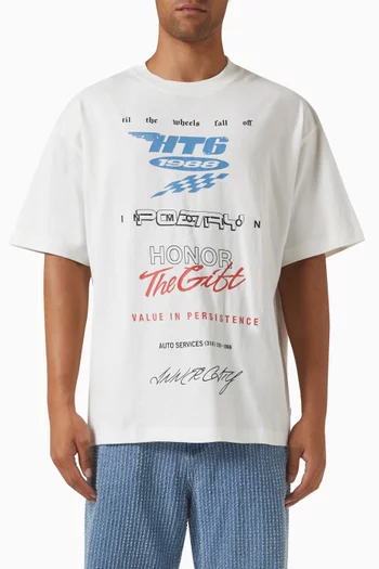 Logo-print T-shirt in Cotton