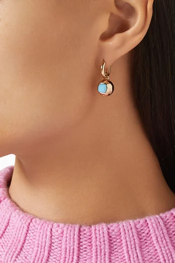 The Marino Drop Earrings in Gold-plated Metal