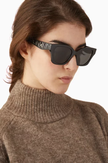 D-frame Sunglasses in Acetate
