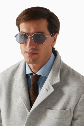 Aviator Sunglasses in Metal