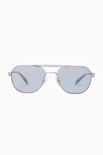 Aviator Sunglasses in Metal