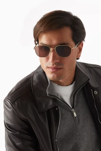 Aviator Sunglasses in Metal