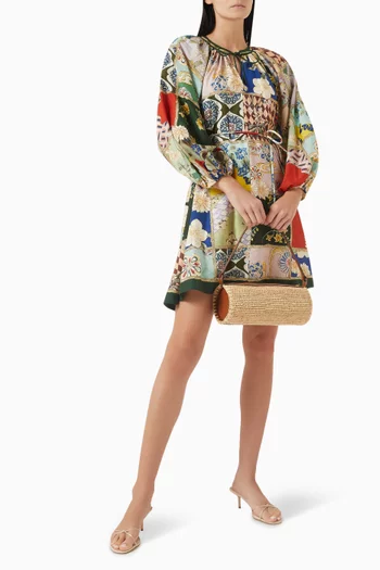 Bianca Mini Dress in Cotton Blend