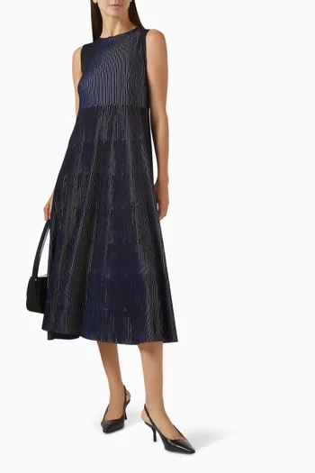 Tiered Dress in Viscose-blend