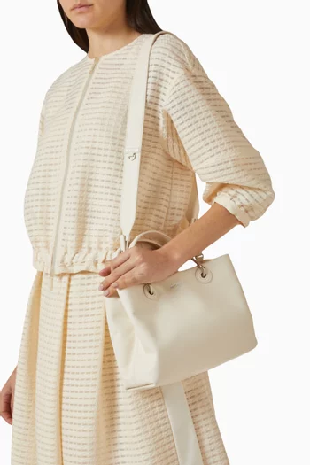 حقيبة يد ماي اي ايه صغيرة جلد غزال