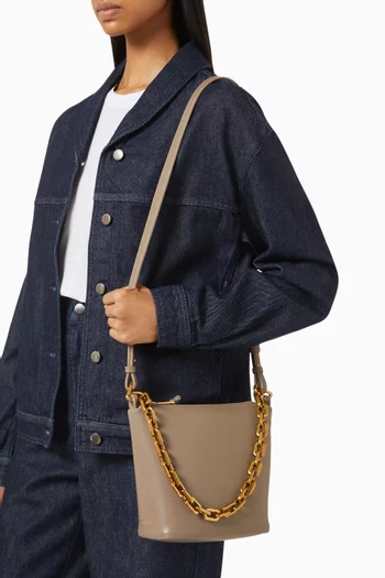 Small Hobo Bag in Nappa Leather