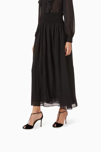 T-Bar 95 Sandals in Velvet & Patent Leather