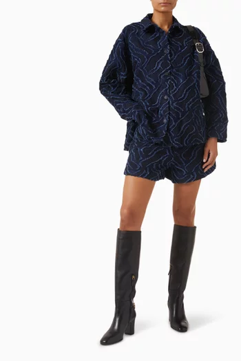 Fringe Jacket in Denim