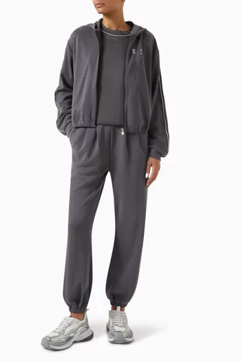 Rhinestone-trim Sweatpants