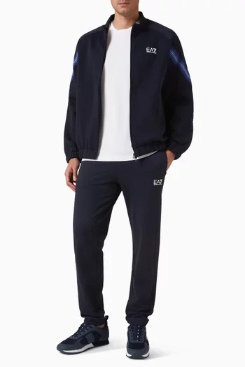 7 Lines Zip-up Sweatshirt in Cotton-blend