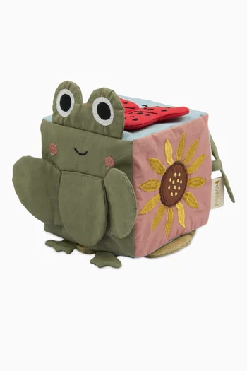 Garden Frog Sensory Cube Toy