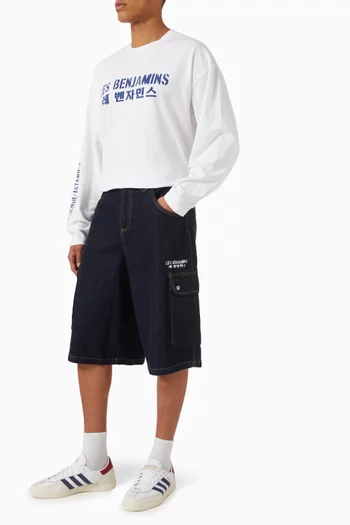 007 Shorts in Denim