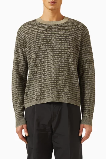 EA Logo Sweater in Knit