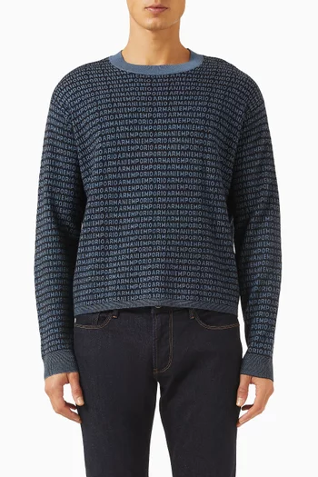 EA Logo Sweater in Knit