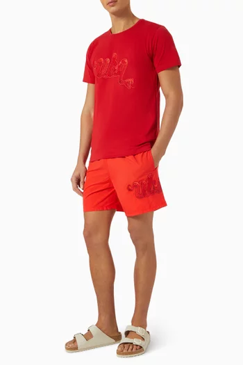 Snake Embossed T-shirt