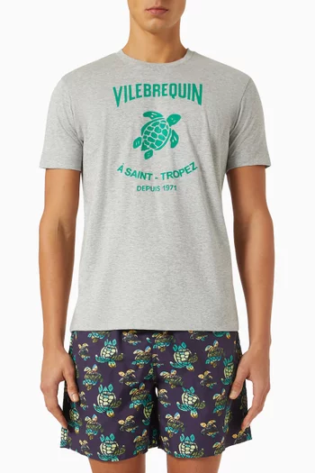 Logo-print T-shirt in Cotton