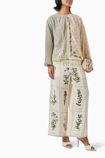 Caraffa Printed Shirt in Silk