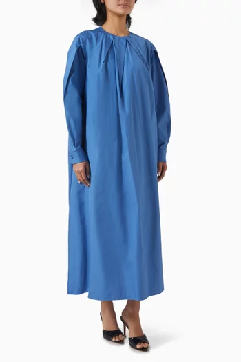 Liriche Belted Midi Dress in Stretch-wool