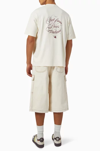 Le Slogan Vignes T-shirt in Cotton