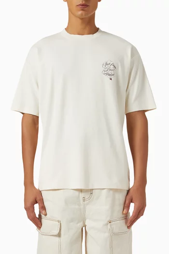 Le Slogan Vignes T-shirt in Cotton