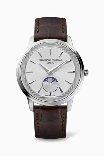 Classics Moneta Moonphase Quartz Watch, 37mm