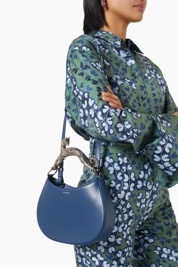 Cat Hobo Bag in Leather