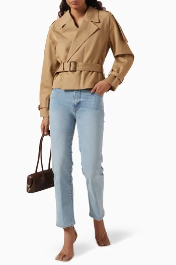 Le Sleek Straight-leg Jeans in Denim