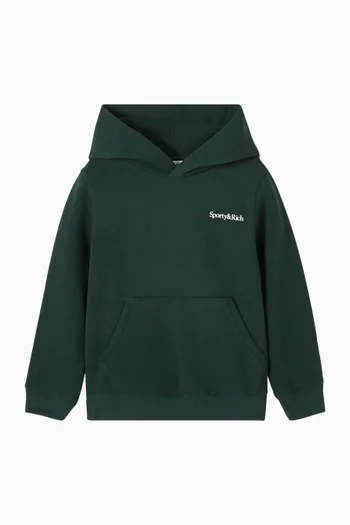 Drink More Water Hoodie in Cotton-fleece