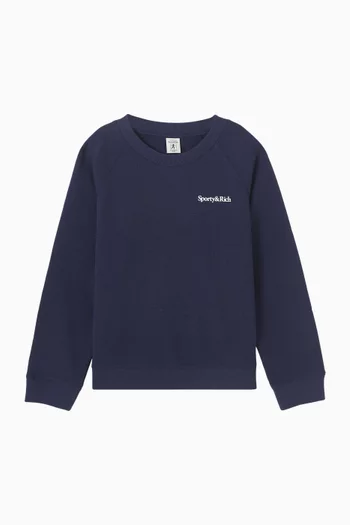 Eat More Veggies Sweatshirt in Cotton-fleece