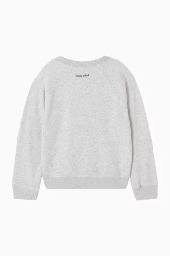 Be Nice Crewneck Sweatshirt in Cotton Fleece