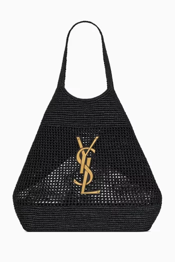 ICARE Maxi Tote Bag in Raffia