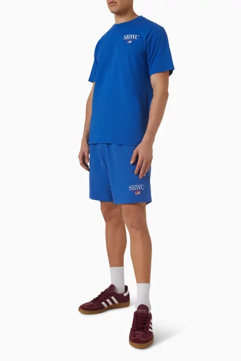 Nautical Embroidered Gym Shorts