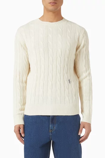 SRC Cableknit Sweater in Cashmere-blend