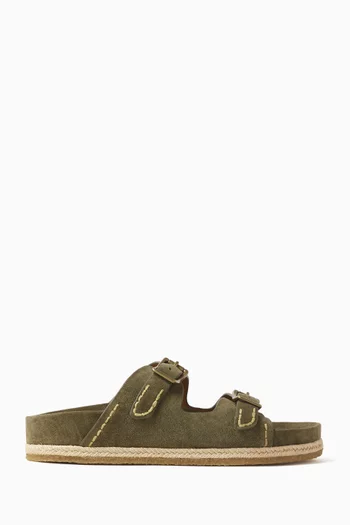 Turbach Slides in Suede