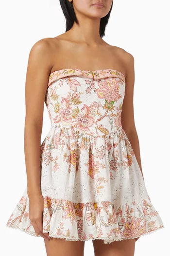 Niti Broderie Anglaise Mini Dress