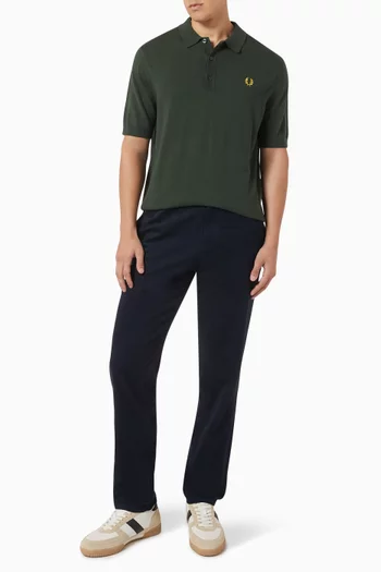 Knitted Polo Shirt in Cotton