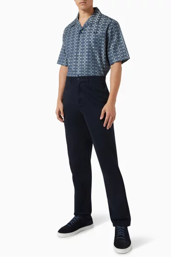 Slim-fit Pants in Cotton