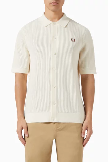 Knitted Shirt in Cotton